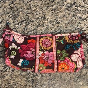 Pink Vera Bradley makeup bag